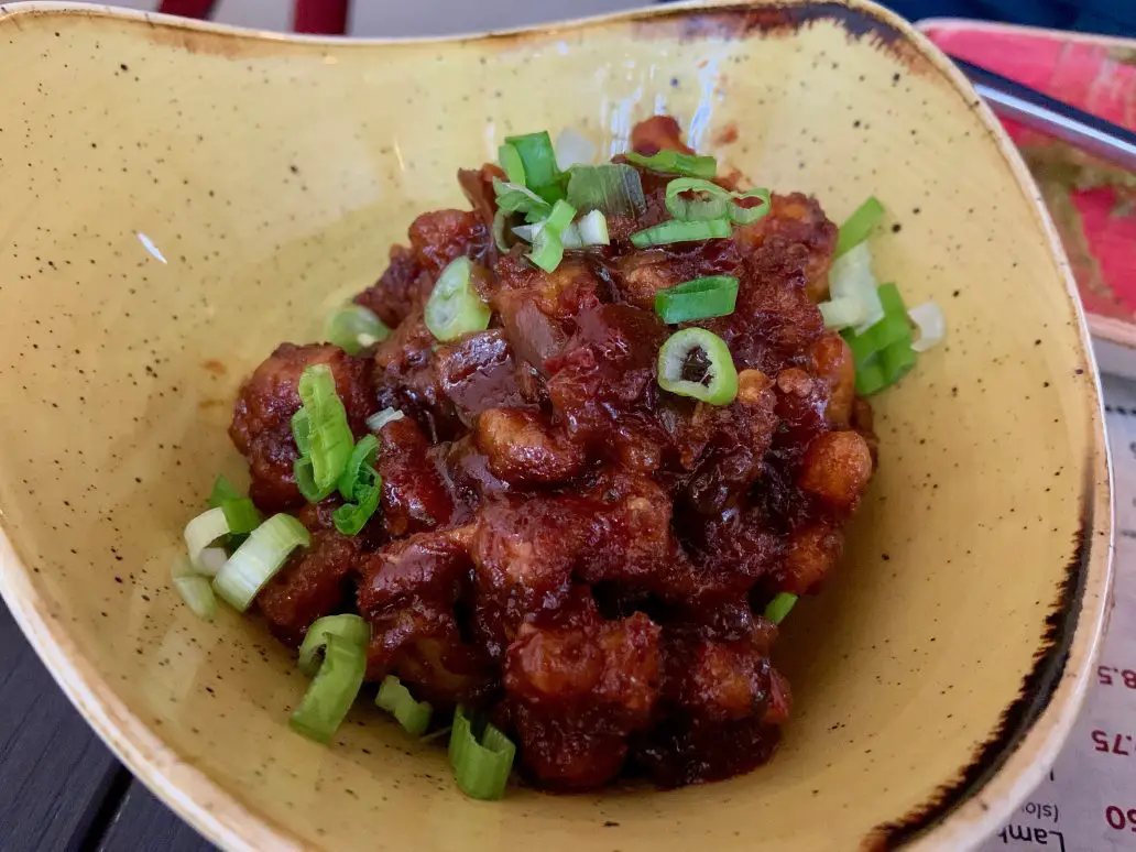 Gobi Manchurian - an Indo-Chinese cauliflower dish