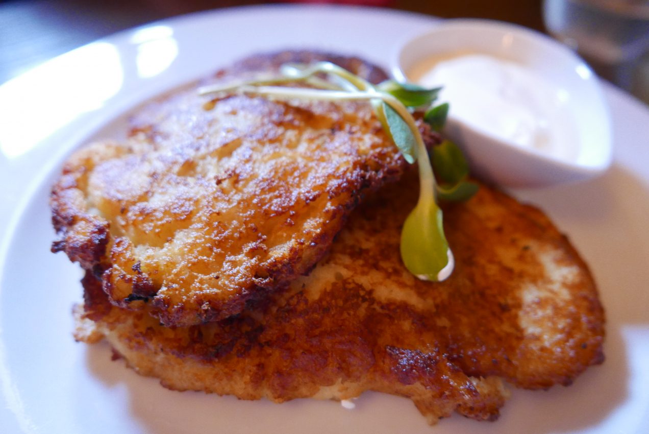 Lithuanian potato pancakes from Soul in Kaunas