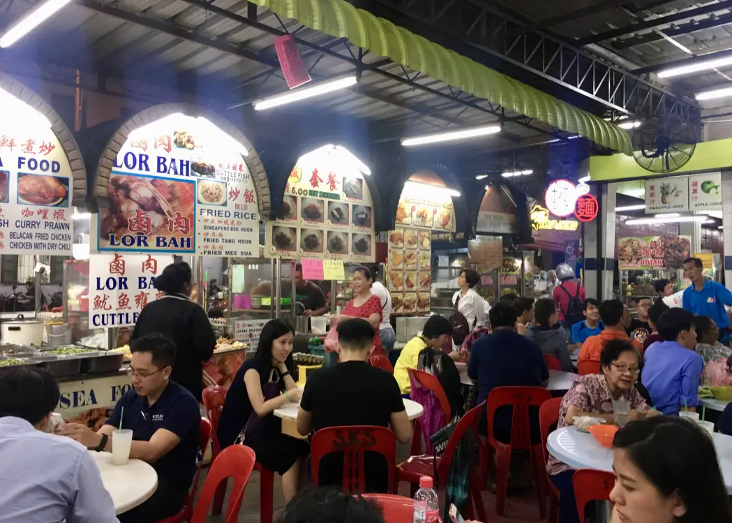 Hawker Market food in Malaysia