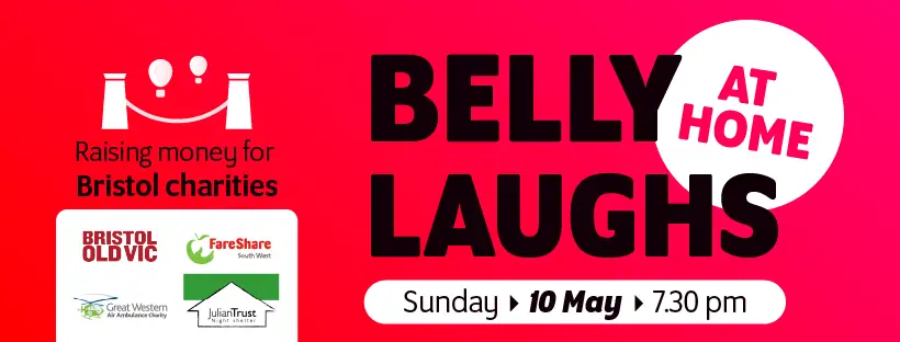 Belly Laughs at home banner