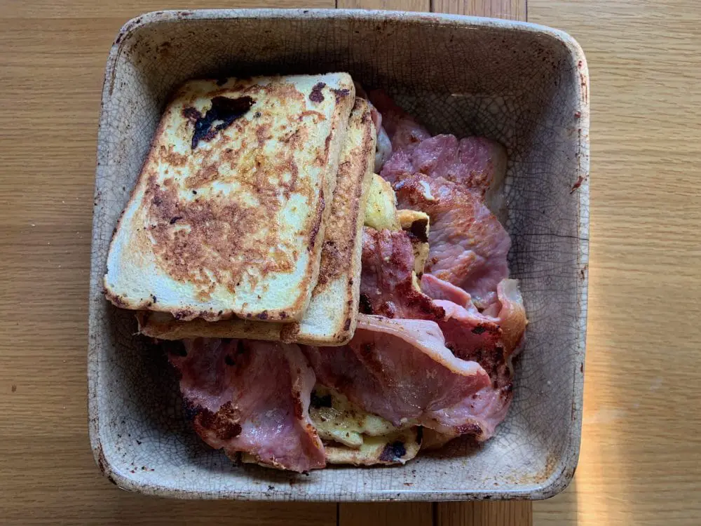 Eggy Bread and bacon