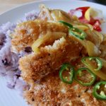 Japanese golden curry chicken katsu