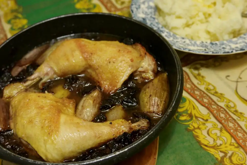 Chicken with prunes from Alissa Timoshina's cookbook