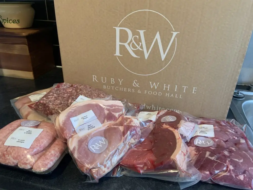 Ruby & White Family Meat Box