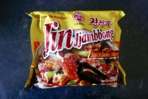 Jin jjambbong spicy seafood noodles