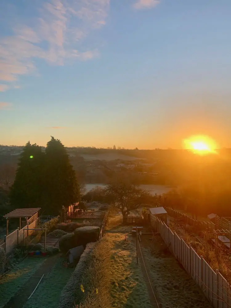 Sunrise over Bedminster Down