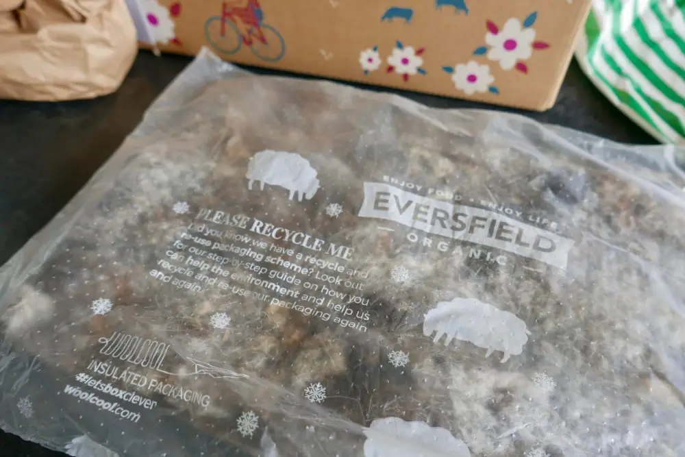 Eversfield Organic wool packaging