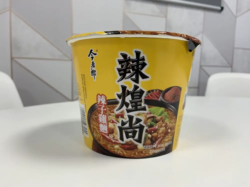 JML spicy chicken noodle bowl