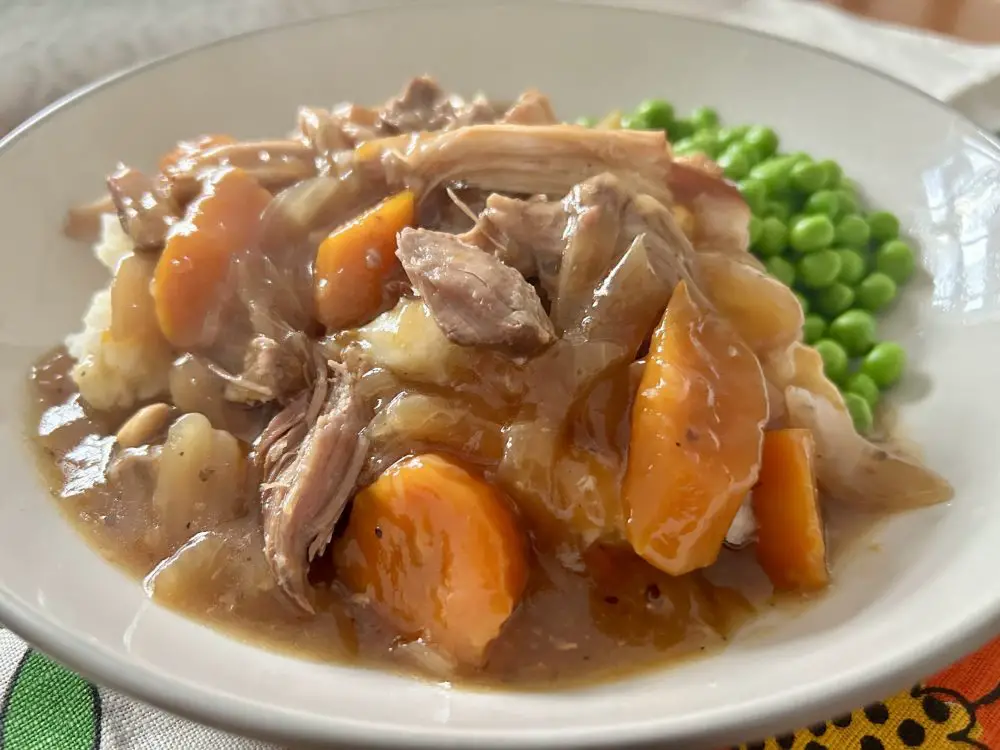 Slow cooker sherry braised whole pork cheeks