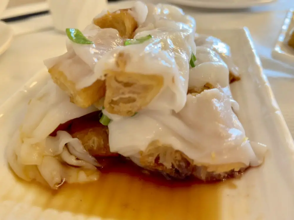 fried dough cheung fun at Dragon's Delicacy in Bristol