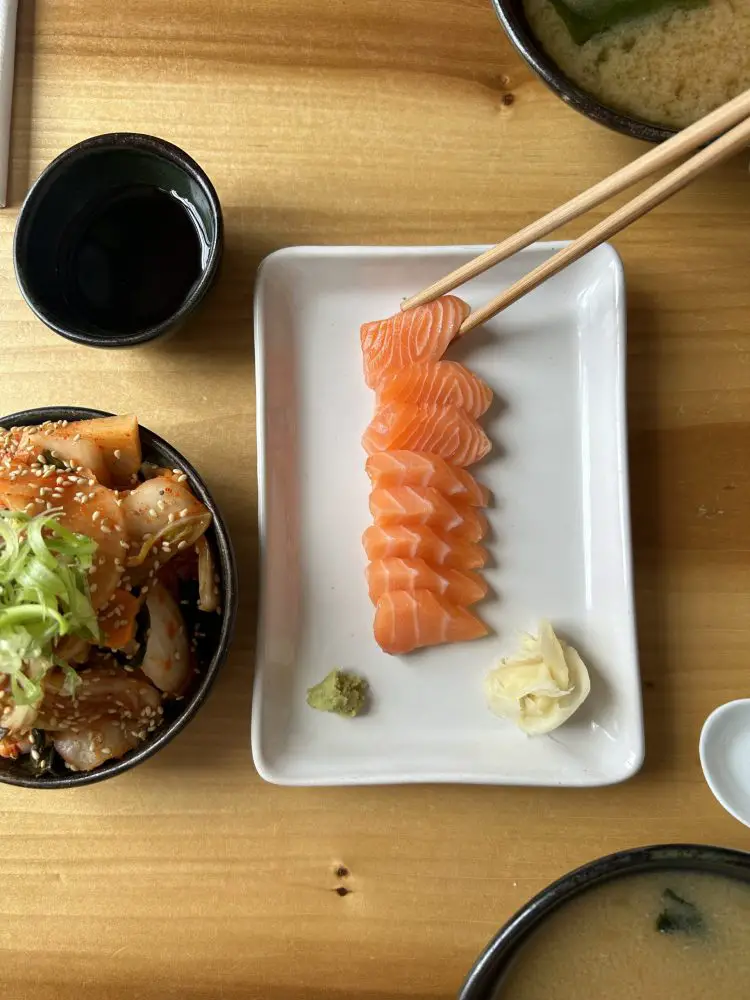 Sashimi at inoshishi in frome