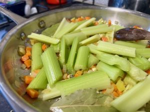 Celery and white bean cassoulet