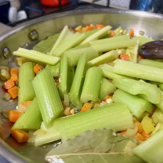 Celery and white bean cassoulet