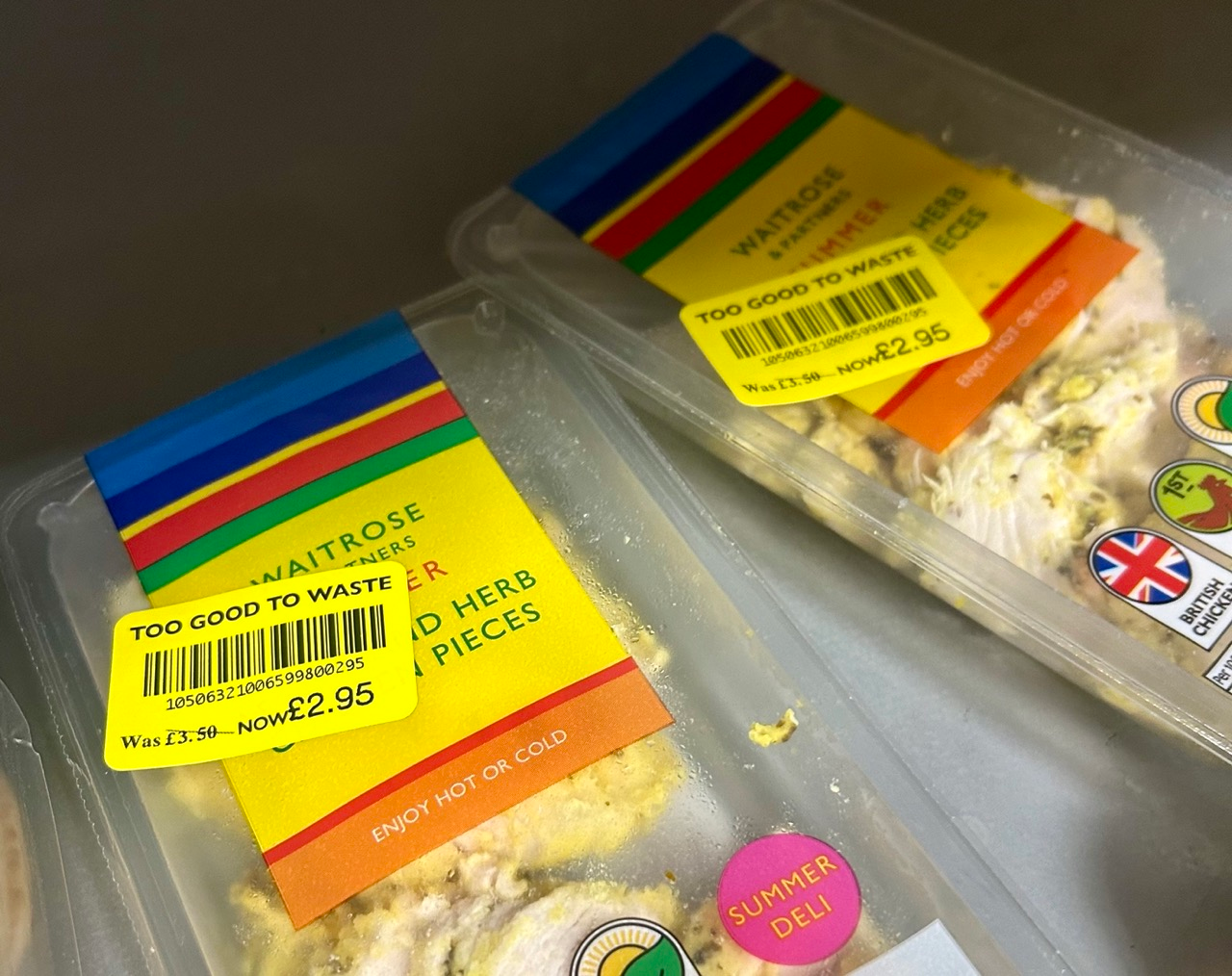 Reduced price food