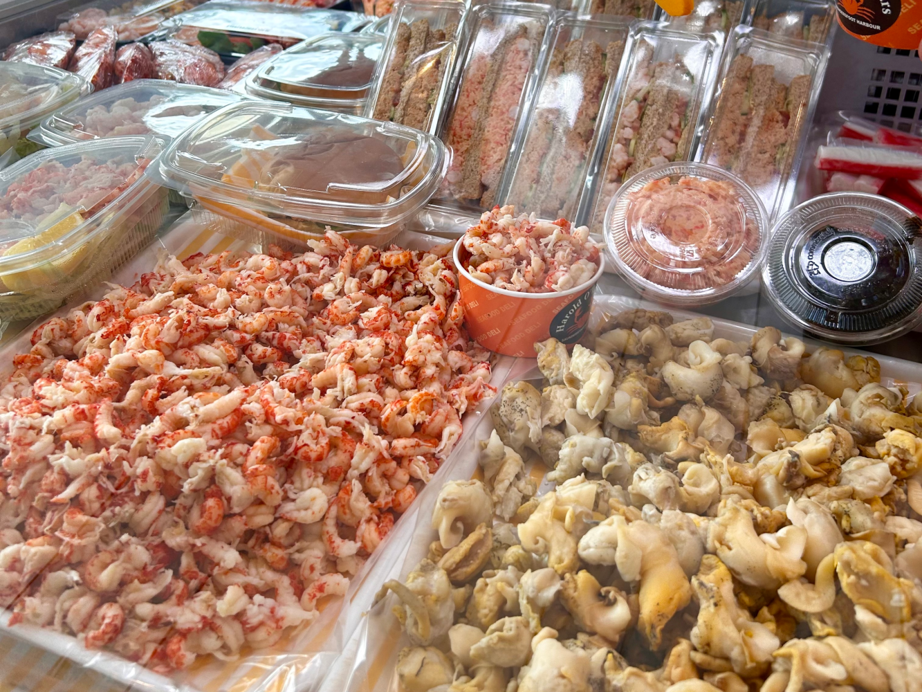 Deli counter at Harold O'Vinegars